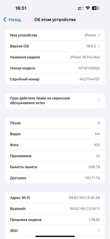 iphone 17 pro: IPhone 16 Pro Max, 256 ГБ, Natural Titanium, 91 % — 3