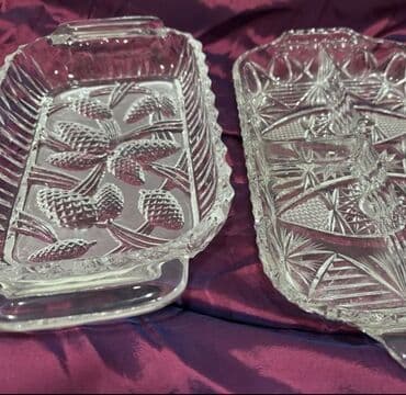 Менажницы хрустальные