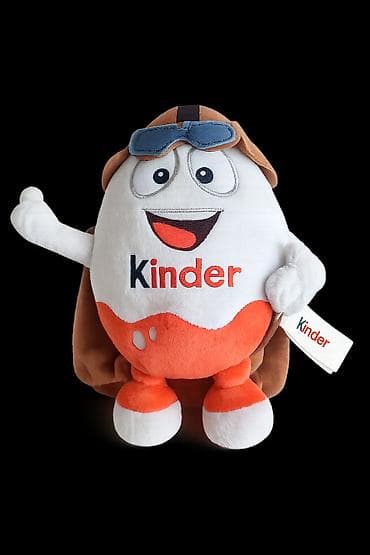 Набор Kinder: мягкая игрушка и металлический чемоданчик. - Мягкая at lalafo.kg Набор Kinder: мягкая игрушка и металлический чемоданчик. - Мягкая
