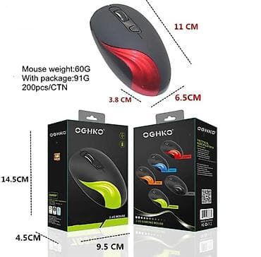 hyperx cloud core: Компьютерная мышь OGhiko 2.4G - Тип подключения: беспроводная 2.4 ГГц — 2