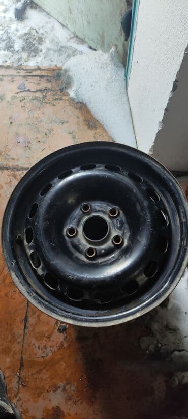 авто диски бишкек: Железные Диски R 15 Audi, Комплект, отверстий - 5, Б/у — 1