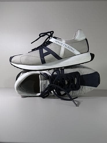 кроссовки rax: Мужские кроссовки, 43, 44, Armani Exchange, Б/у, цвет - Серый, Самовывоз, Платная доставка — 1