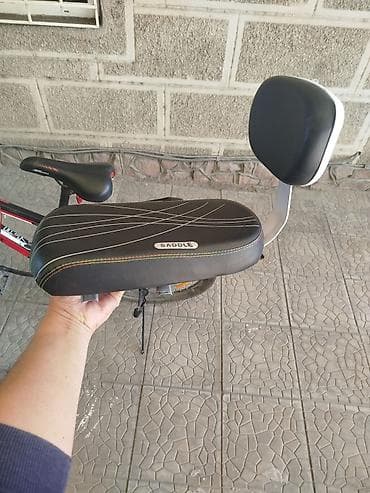 балоновые штаны: Пассажирское сиденье для велосипеда с мягкой спинкой - Универсальное — 4