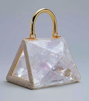 сумки и клатчи: Кристаллические вечерние аксессуары VARYA JAMYL / atelier MON MONDE - — 1