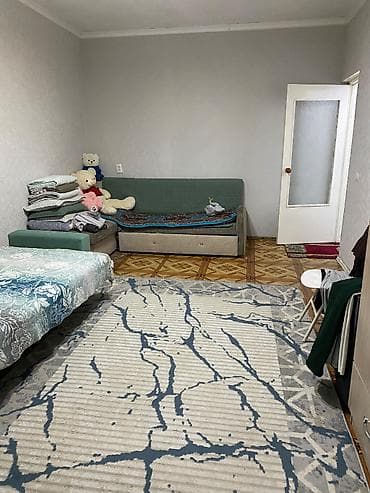 Недвижимость: 1 комната, 48 м², Аламедин-1 мкр 106 серия, 1 этаж, Косметический ремонт — 1