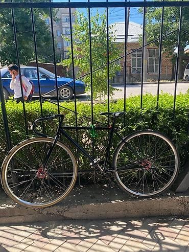 fixed gear: Городской фикс-байк (single-speed) в минималистичном стиле — 1