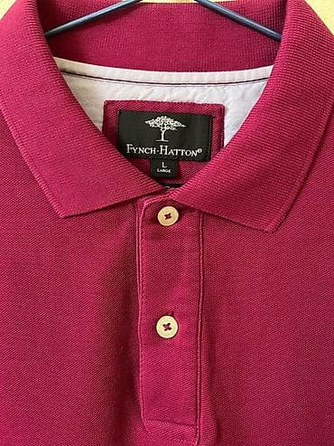 Эркектер кийими: Мужские поло, набор из 3 штук. 1) Fynch-Hatton, размер L (указан на — 1