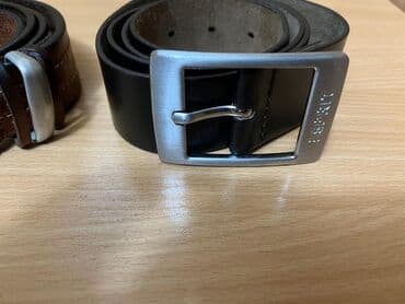 Комплект ремней для брюк (несколько моделей) - Классический черный