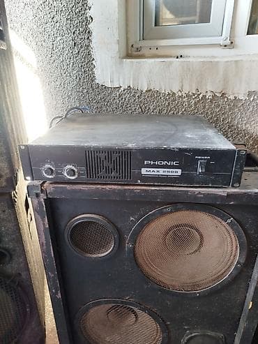 Техника и электроника: Профессиональный усилитель мощности Phonic MAX 2500 + акустические — 1