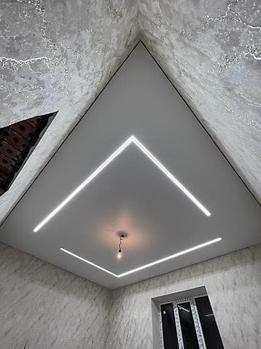 Натяжной потолок: Натяжной потолок Глянцевое, 3D потолки, Матовое Гарантия, Бесплатная консультация, Монтаж — 10