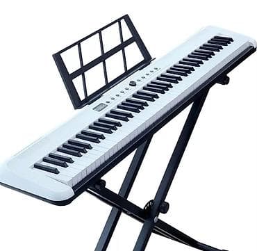 instrument: Цифровое пианино (электронный синтезатор) в тонком корпусе, белый — 3