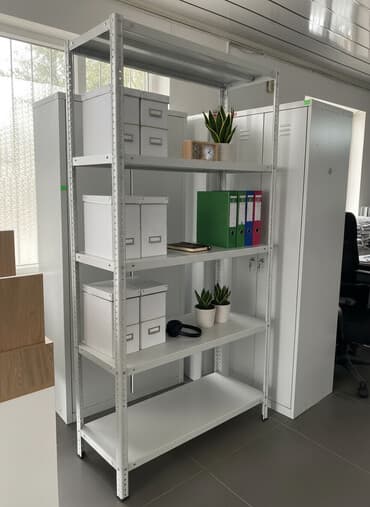 полка на панел: Кеңсе стеллаж, Жаңы, Темир, Өзү алып кетүү, Акылуу жеткирүү — 1