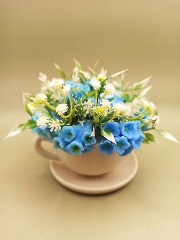 декоротивный: Авторские цветочные композиции ручной работы в декоративных кашпо и — 5