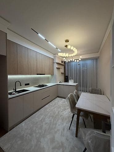 nova grand: 2 комнаты, 80 м², Элитка, 2 этаж, Дизайнерский ремонт — 9