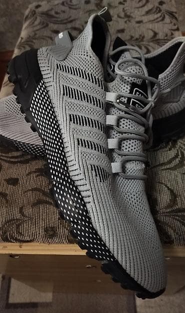 flying sneaker: Мужские кроссовки серые (серо-черный), сетчатый верх - Дизайн: легкие — 3