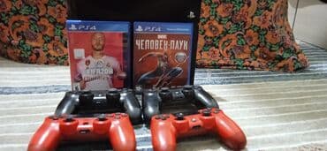купить бу диски на playstation 4: PS4 Продаю срочно! В комплект идёт: 4 Джойстика 2 Игры Marvel — 1