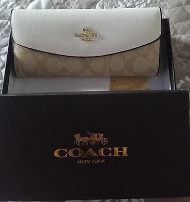 Кошелек, Coach, Натуральная кожа, Женские