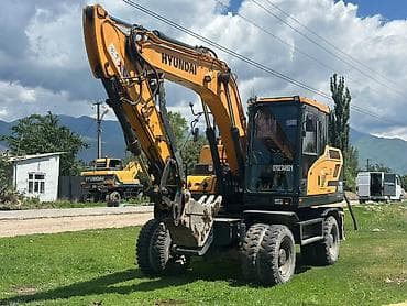 work equip: Экскаватор, Hyundai, Колесный — 6