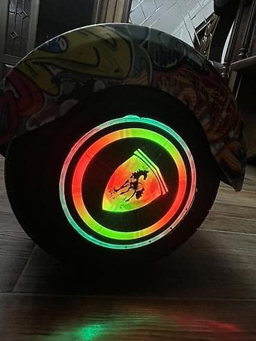 tinbot ts1 pro: Гироскутер 10" с яркой граффити-расцветкой и LED‑подсветкой - Диаметр — 2