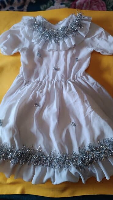 форма для волейбола: Детское платье, цвет - Белый, Б/у — 2