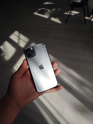 IPhone 11 Pro, Колдонулган, 256 ГБ, Күмүш, Каптама — 1