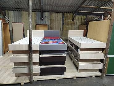 Столдор: Бир кишилик керебет, Жаңы, Матрасы бар, узуну - 190 см — 8