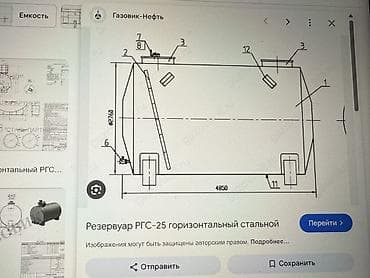 старый толчек: Бригада сварщиктер керек Подземный одностенный горизонтальный — 2