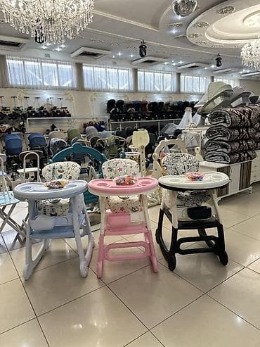 Стульчик для кормления, Другой бренд, Пластик, Другой вид, цвет - Голубой