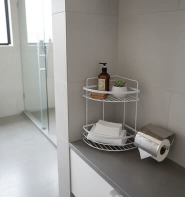 куплю бумага: НОВАЯ 2ярусная полка угловая. и держатель для туалетной бумаги, Цена — 1