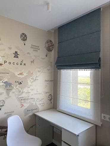 римские жалюзи: Римские шторы для дома - Тип: текстильные римские шторы на подъемном — 2