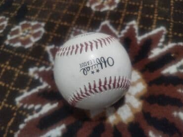 мячи для художественной гимнастики: Бейсбольный мяч Official League - Классическая конструкция: белая — 2