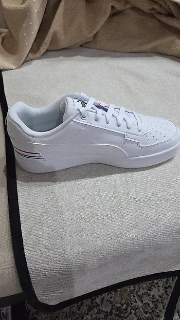 бмв тапочки: Мужские кроссовки, 40.5, Puma, Новый, цвет - Белый, Самовывоз — 5