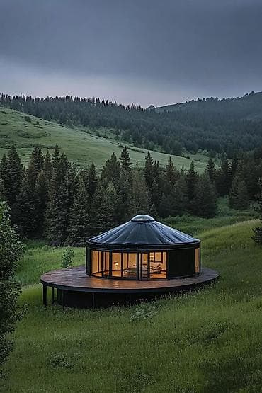 азия пелес: Юрта-дом (готовое решение под ключ) - Формат: круглой формы жилой — 8