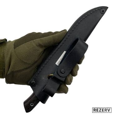 прибор ночного видения для охоты бу: Нож "Вожак У" охотничий, сталь У8, клинок цельный, ножны кожа — 15