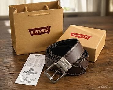 чёрный пояс: Ремень, LeviS, Мужские, Новый — 1