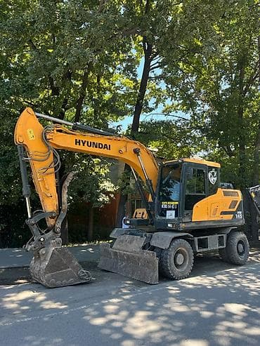 навесной экскватор: Экскаватор, Hyundai, Колесный — 1