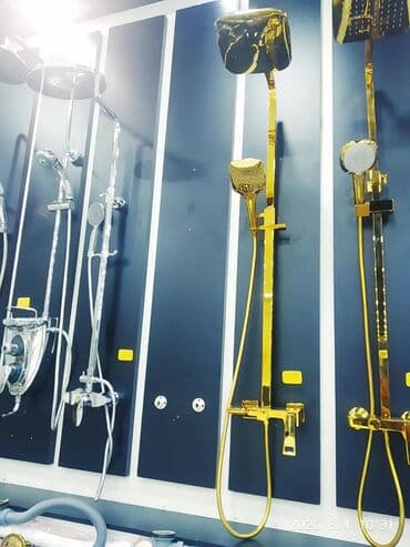 мебель для ванной бишкек: Душевная стойка цвет золото №97908 наш адрес АЮ GRANDул Чокана — 1