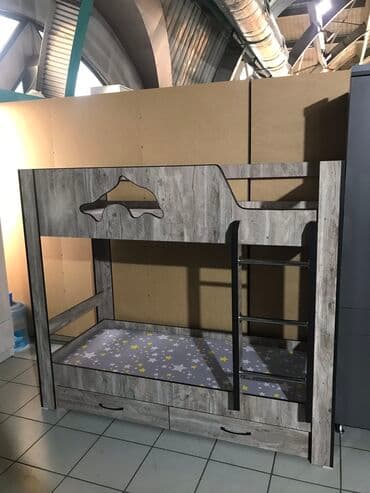 детские двухъярусные кровати металлические: Детская односпальная кровать, Новый, Для девочки, Для мальчика, С бортиком, ДСП, Самовывоз, Бесплатная доставка, Платная доставка — 2