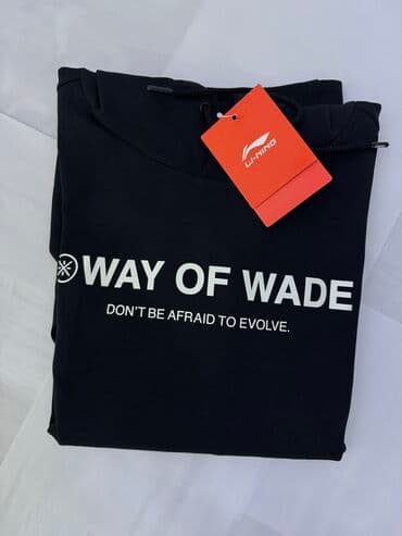 bape: Мужская толстовка, M, Li-Ning, Новый, цвет - Черный, Самовывоз — 4