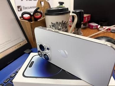 iphone e: IPhone 14 Pro, Серебристый, Коробка — 5