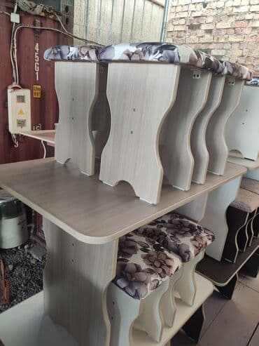 кухонный стол ош: Кухонный Стол табуретки Кухонный Стол 1.10 на 65 В комплекте 4 — 4