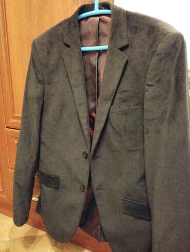 продам пиджак мужской: Мужской костюм, 2XL (EU 44), Новый, цвет - Черный, Самовывоз — 2