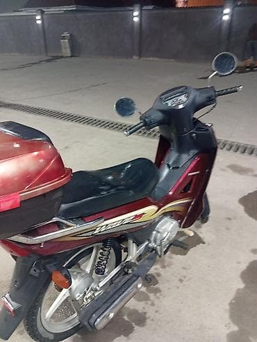 dio 27: Honda Wave — экономичный и практичный мопед (underbone) в бордовом — 7