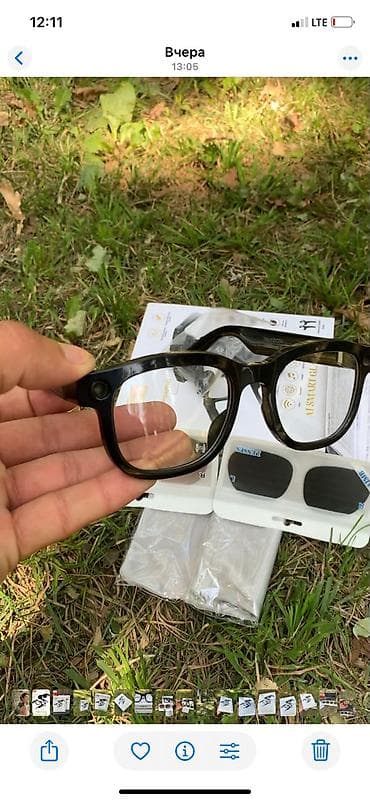 очки с камирой: AI SMART GLASSES AIMB-G1 — умные очки с камерой и голосовым ИИ — 2
