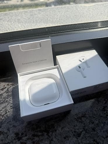 наушники эпл бишкек: Беспроводные наушники оригинал Apple AirPods 4 ANC (шумоподавлением) — 2