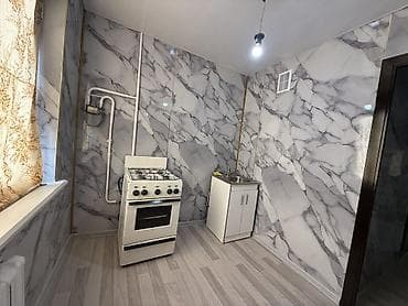 продаю квартиру авиагородок ош: 3 комнаты, 58 м², 104 серия, 4 этаж, Евроремонт — 1