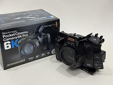 Видеокамералар: Кинокамера Blackmagic Pocket Cinema Camera 6K Pro - Разрешение съёмки — 1