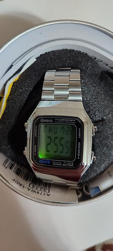 amazfit bip: Casio новые электронные часы, на металлическом браслете в коробке — 4