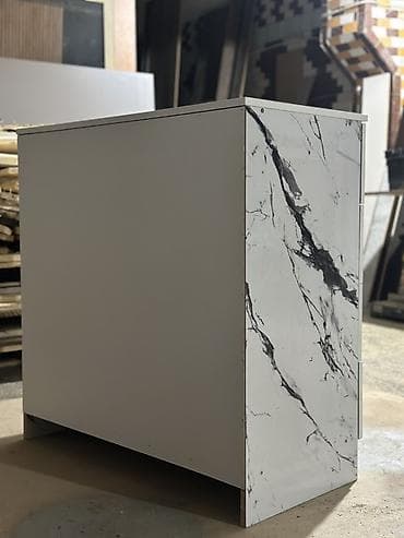 Кийим үчүн комод, Күзгүсүз, ЛДСП, түсү - Ак — 3