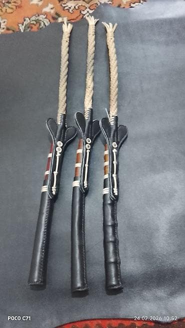 Катушки для рыбалки: Плетёные канатные кнуты (нагайки) ручной работы Описание: - Рабочая — 2